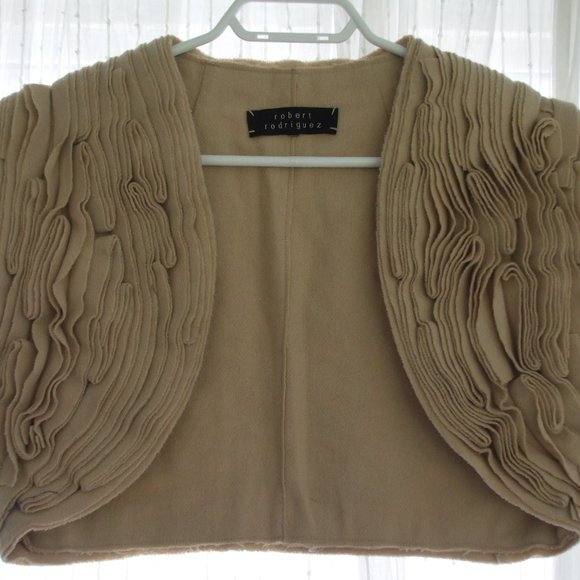 Roberto Rodriguez Wool Bolero Jacket - Picture 1 of 5